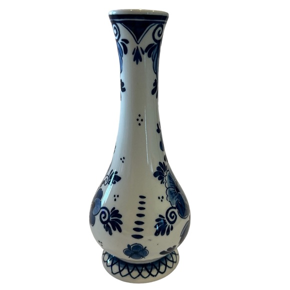 Bud Vase Royal Goedewaagen “Blue Delft” Handworked Holland - Picture 6 of 8